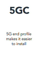 5g end profile makes it easier to install 